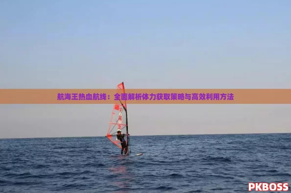 航海王热血航线：全面解析体力获取策略与高效利用方法
